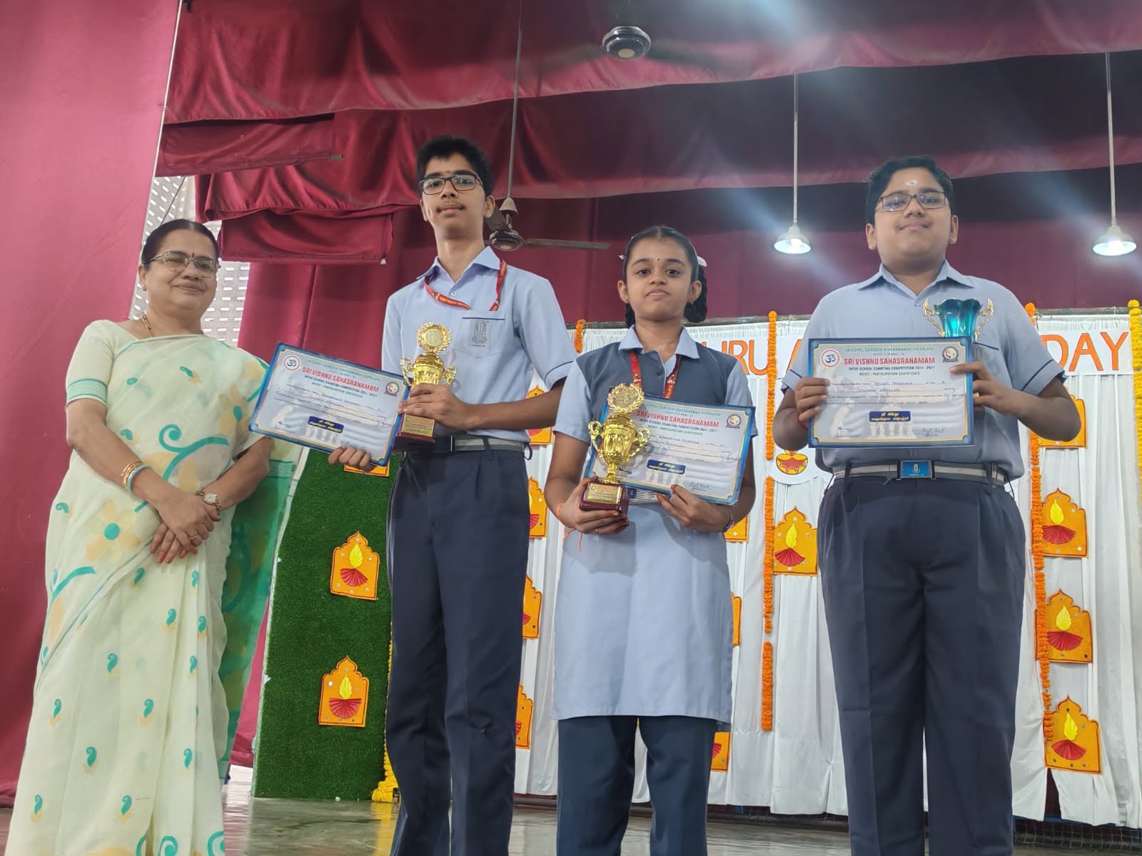 JGVV Vishnu Sahasranamam Competition